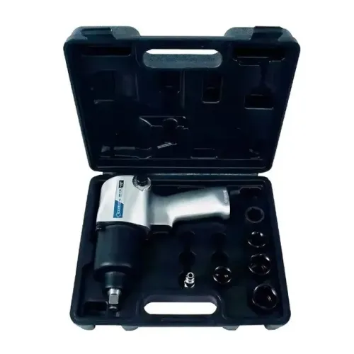 Chave de Impacto Pneumática 1/2 Pol 680Nm 7500Rpm Com Maleta e 5 Soquetes Bremen