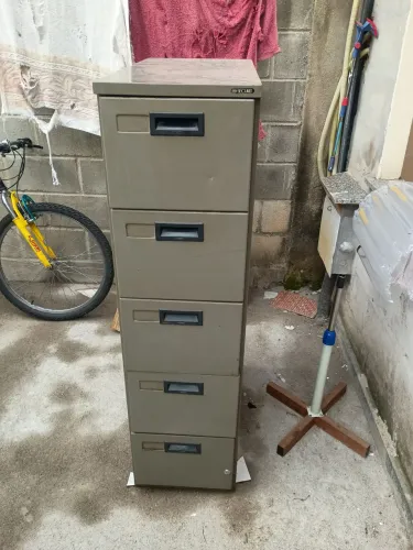 Armário Arquivo de aço fichário fichário 5 gavetas 