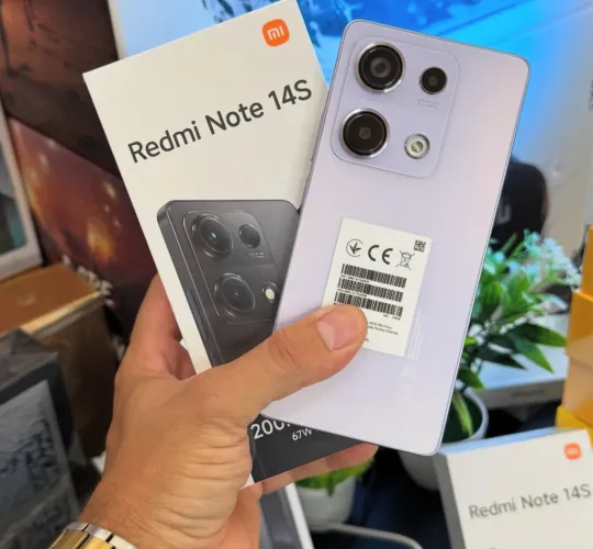 Xiaomi Redmi Note 14S 512GB 12GB DE RAM Novo Entrega Grátis Capa Garantia 