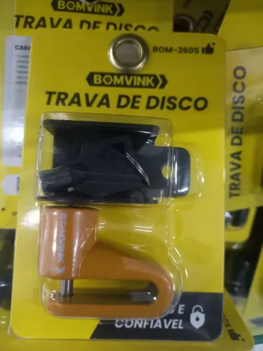 Trava Para disco segurança:)frete grátis 