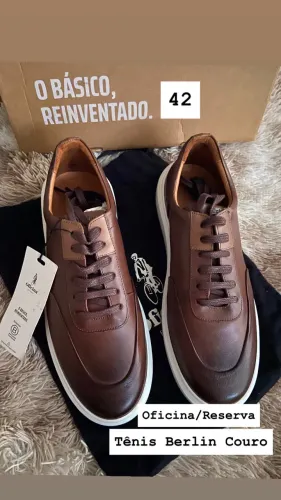 Tênis Berlin couro Oficina /Reserva 