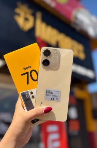 Celulares Novos Lançamentos Realme Com Garantia - Note 70 Dourado - 128Gb/4Ram