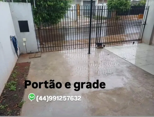 Portão e grade