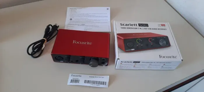 Interface de Audio Scarlett SOLO 