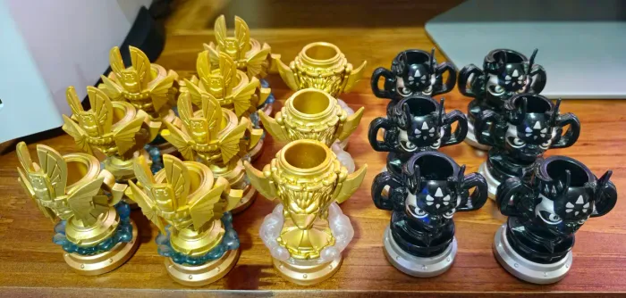 Lote Troféus de corrida skylanders superchargers e Imaginators