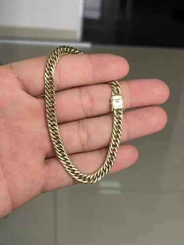 Pulseira Grumet de Ouro 18k Nova