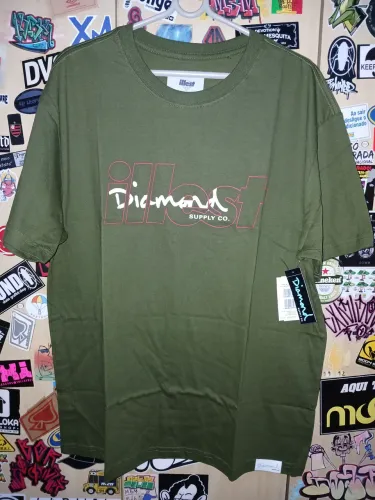Camiseta Diamond Supply Co. Verde - Original