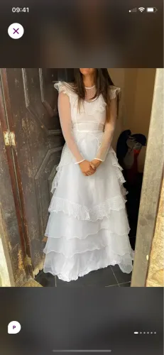 Vestido de noiva romântico 