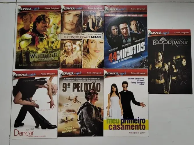 Lote com 7 DVDs Originais - Filmes Diversos