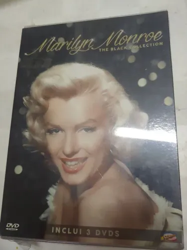 Box Dvd Marilyn Monroe - The Black Collection - 3 Filmes
