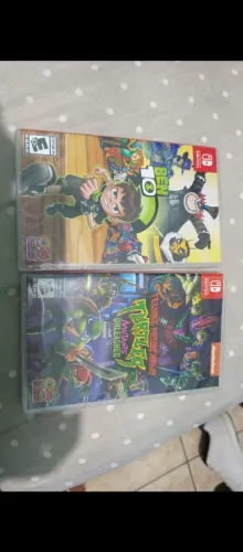 Jogos de Nintendo Switch: Ben 10 e Tartarugas Ninja: Mutantes em Fúria