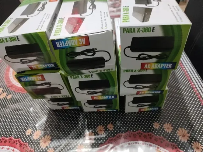 fonte xbox 360 1 pino novo lacrado tenho de 2 pinos tbm