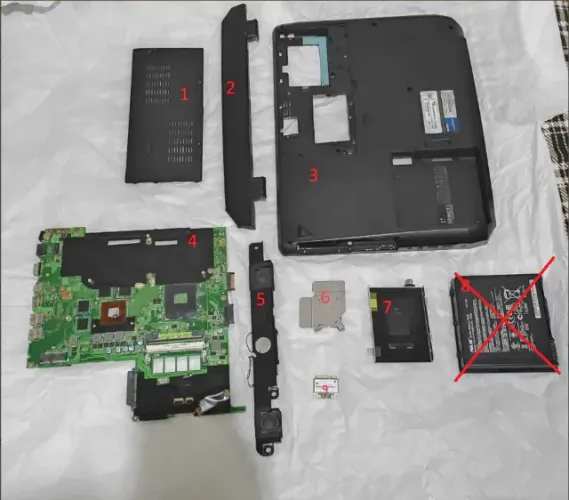 Peças para notebook asus rog g55vw