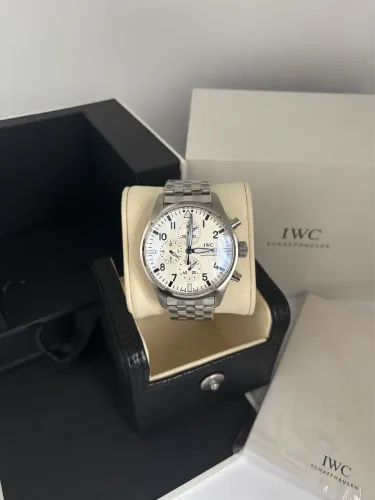 IWC Pilot Chronograph Little Prince - Prem AAA+ - Aço Inoxidável - 43mm - Safira