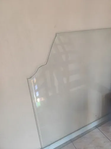 Tampo de mesa de vidro 10 mmm DOAÇÃO 