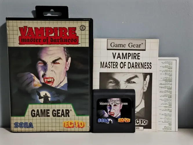 Vampire Master of Darkness [TECTOY] Game Gear - Completo | RARIDADE MÁXIMA