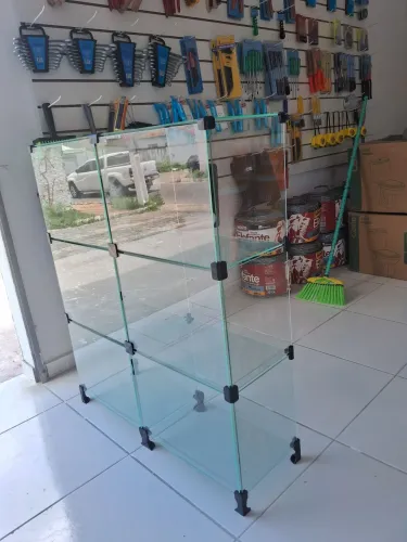 Balcão de vidro expositor para lojas gondolas 