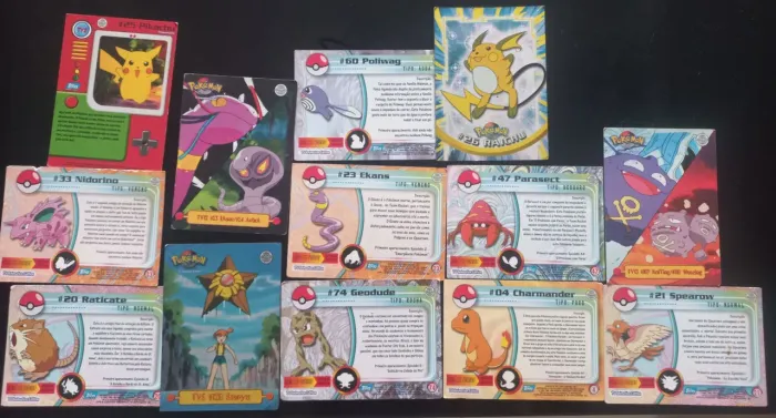 Coleção de Cards Pokemon TV Topps