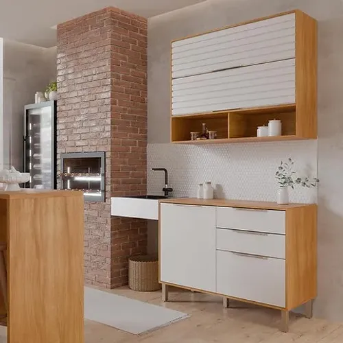 Fabulosa Cozinha Esplendida 100% MDF -  Entrega e montagem grátis p/ Fortaleza