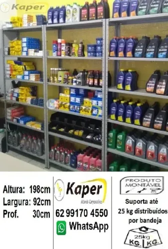 Estante / prateleira de metal ( produto novo )