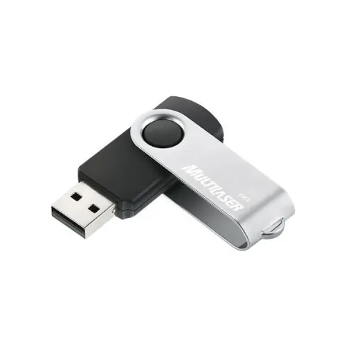 Pen drive 64gb twist2 preto/prata