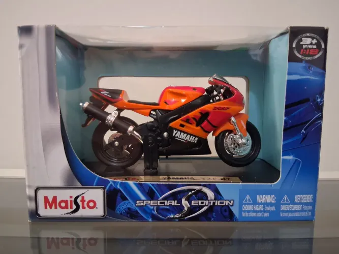 Miniatura Moto Maisto Yamaha YZF-R7 - Escala: 1/18