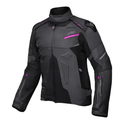 JAQUETA X11 EVO4 FEMININA PRETA/ROSA (tamanho P)