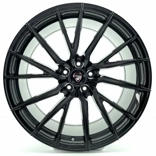 JOGO DE RODAS VITTORIA WHEELS AUSTIN ARO 20X8,5 PRETO ACETINADO 5X112 ET 40/42