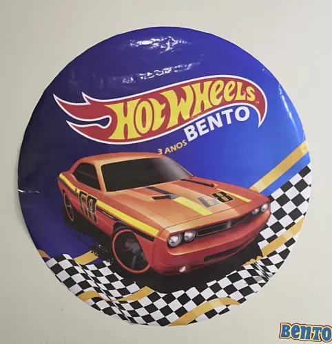 Decoração Hot Wheels - 3 Anos