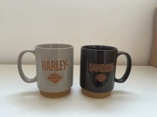 Par canecas porcelana Harley Davidson