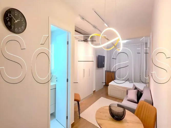 Studio Byway Vila Madalena, flat disponível para locação contendo 31m² e 01 dormitório.