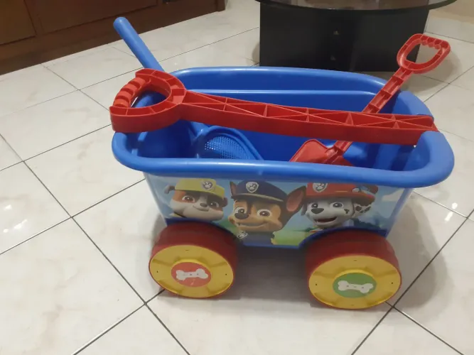 Carrinho Patrulha Canina com acessórios 