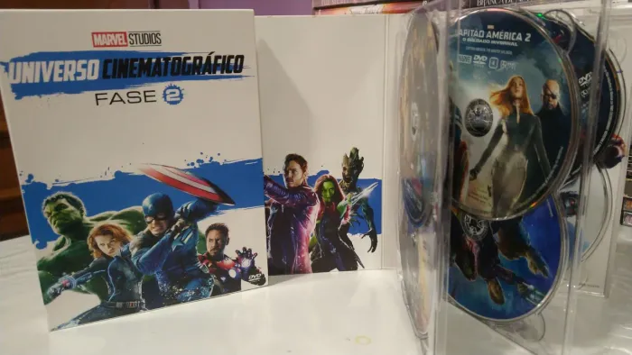 Dvds originais Marvel Fase 2