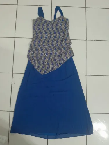 Vestido festa fino com Renda G
