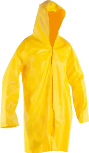 Capa De Chuva Amarela Pvc Laminado S/forro Nove54