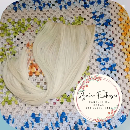 Platinado Aplique tic-tac bio vegetal luxo 