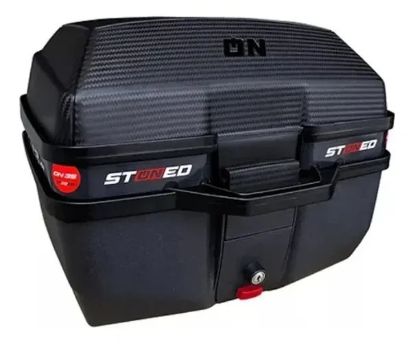 Bauleto 35 Litros Tracker Preto Stoned Moto