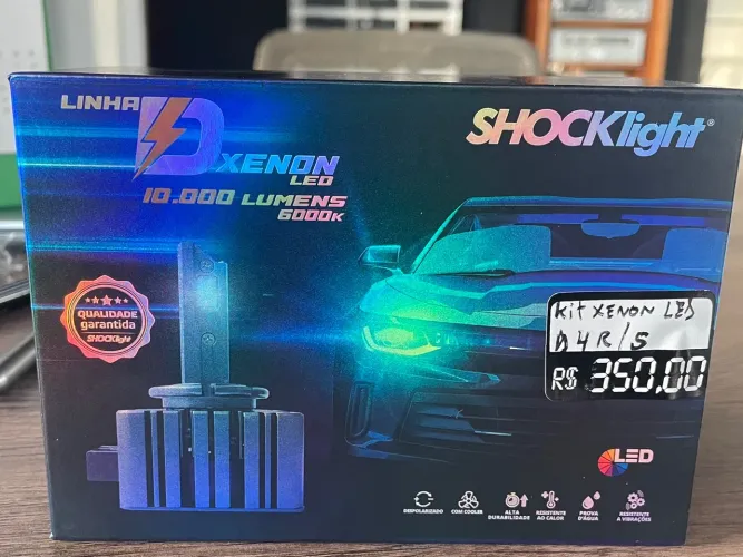 Kit Xenon Led D4R/S Shocklight 10.000 Lumens 6000k