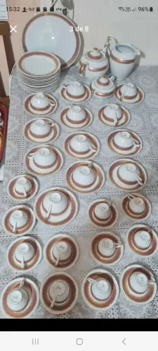 Jogo cha ,café, sobremesa  porcelana..