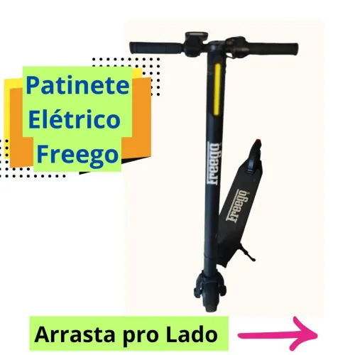 Patinete Elétrico Freego - Bateria deverá ser trocada