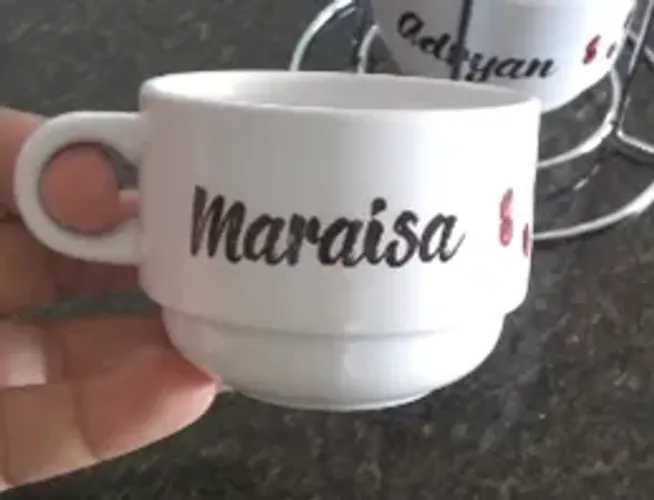 6 Canecas de café 180 ml para. Sublimação