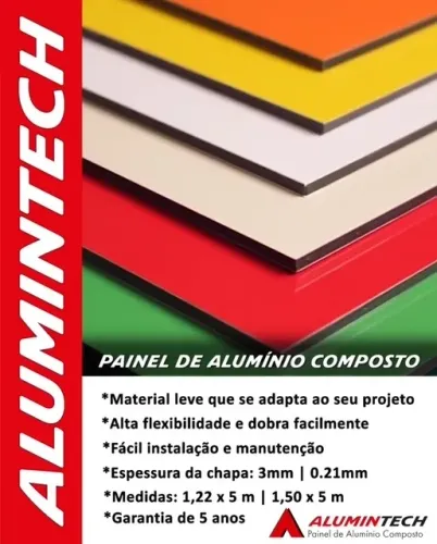 PLACAS DE ACM VERDE 