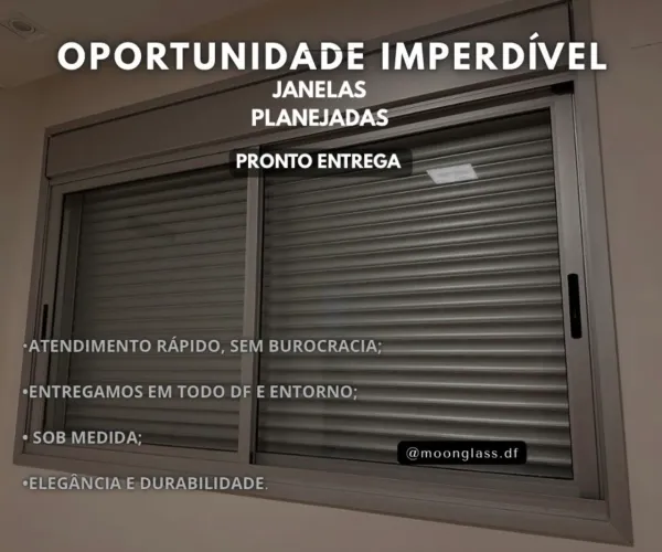 Janelas Esquadrias Planejadas de Alumínio Sob Medida