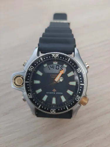 Relógio Citizen Promaster Jp2004-07e Aqualand Preto
