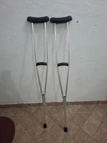 Par de Muletas de alumínio 