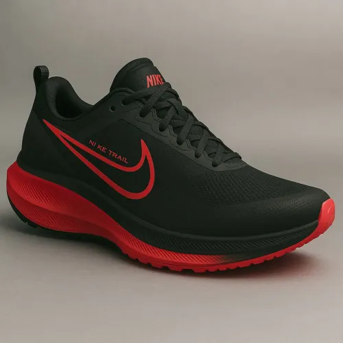 Tênis Nike Trail Running - Preto e Vermelho