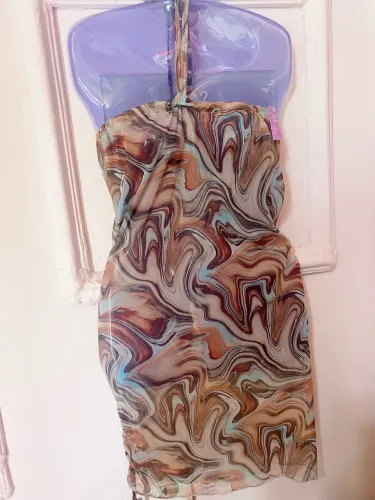 Vestido tule praia