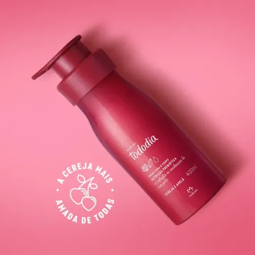 Hidratante Corporal Natura Todo Dia Cereja e Avelã 400ml