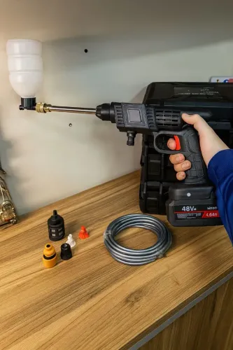 Lavadora Portátil de Alta Pressão 48V - Sem Fio, com Maleta Completa 