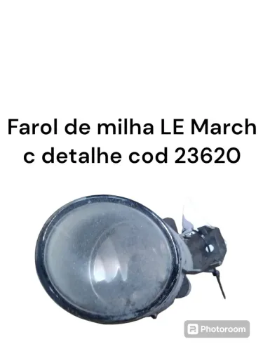 Farol De Milha Lado Esquerdo Nissan March C/detalhe 23620